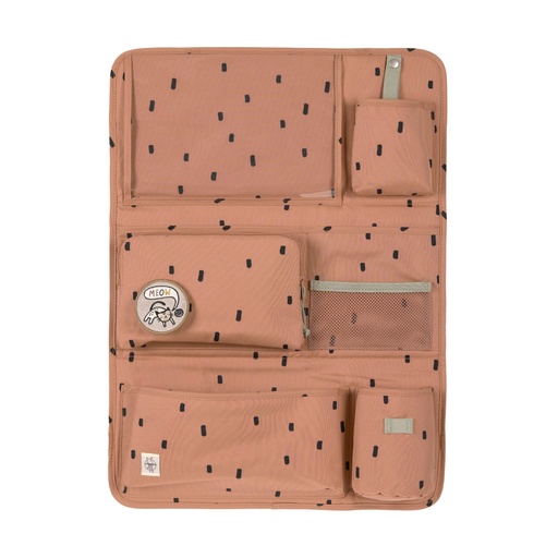 [535605] Laessig | Organiser vr Auto Happy Prints Caramel 44x56cm