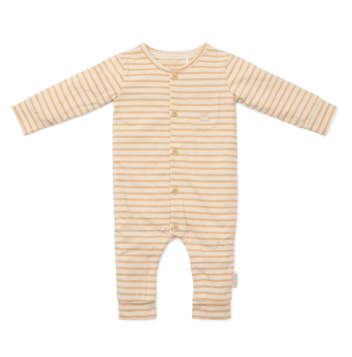 [494838] Little Dutch | Kruippak Natural Stripes Boys M50/56