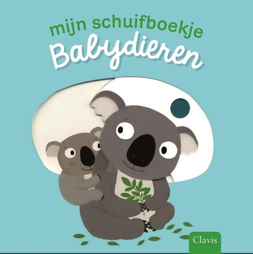 [536268] Clavis | Boek Babydieren Schuifboekje - Nathalie Choux