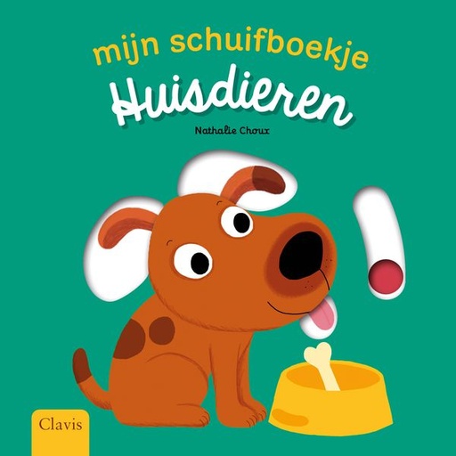 [536286] Clavis | Boek Huisdieren Schuifboekje - Nathalie Choux