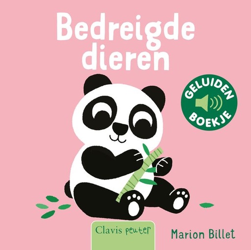 [536288] Clavis | Boek Bedreigde Diersoorten Geluidenboekje - Marion Billet