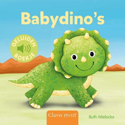 [536315] Clavis | Boek Babydino's Geluidenboekje - Ruth Wielockx