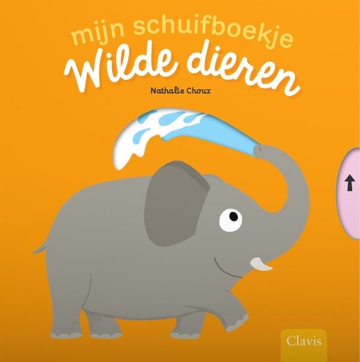[536324] Clavis | Boek Wilde Dieren Schuifboekje - Nathalie Choux