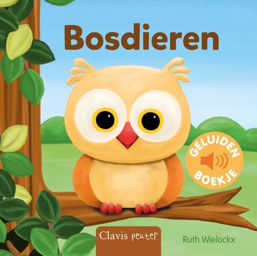 [536330] Clavis | Boek Bosdieren Geluidenboekje - Ruth Wielockx