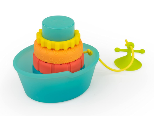 [536347] Sassy | Badspeelgoed Stacking Ship Tub Toy