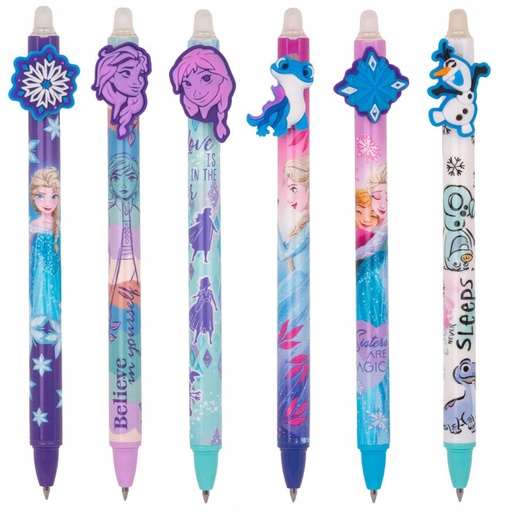 [536722] Disney | Frozen Erasable Automatic Pen 0,5 Blue Ink Assortiment