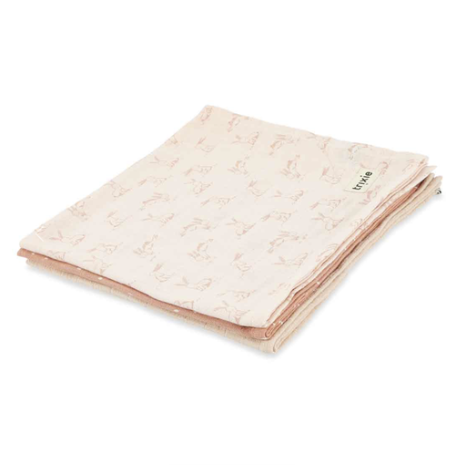 [537378] Trixie | Tetra Doek Rosy Rabbit Roze 55x55cm 3-pack