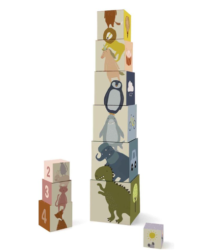 [537394] Trixie | Stapelpyramide Animals Stapelblokken 