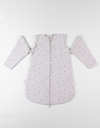 [537748] Noukies | Slaapzak Bali & Moka 70cm afneembare mouwen jersey 
