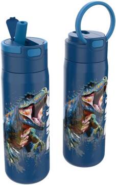 [538140] Lunch Buddies | Drinkfles T-REX Waterfles RVS 600ml  