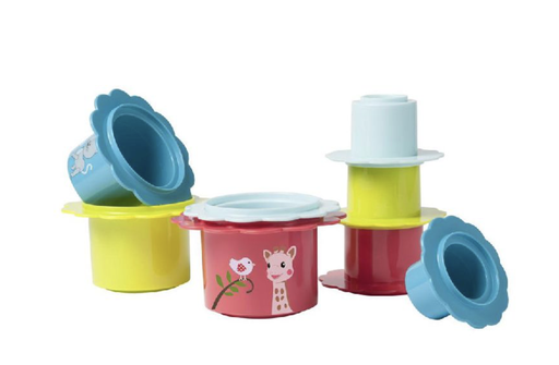 [538158] Sophie La Girafe | Stapelpyramide Stacking flowers 