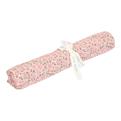 [538328] Little Dutch | Tetra Doek Fairy Floral Roze 120x120cm