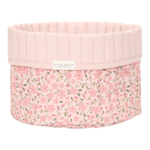 [538375] Little Dutch | Verzorgingsmand Fairy Floral Quilted Roze Ø20x15cm