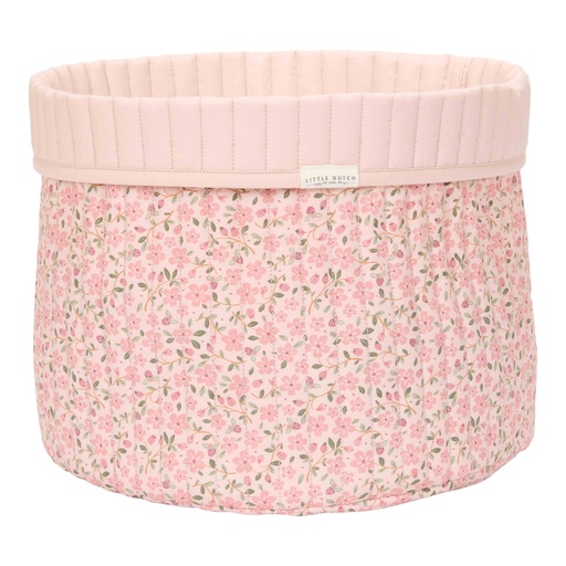 [538376] Little Dutch | Verzorgingsmand Fairy Floral Quilted Roze Ø30x25cm