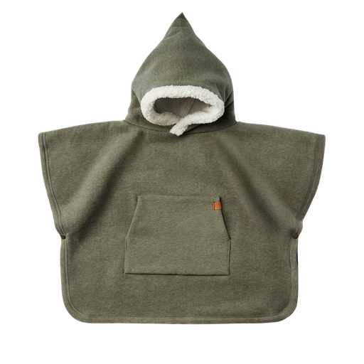 [538397] Cloby | Poncho Teddy Forest Green 1-3Y