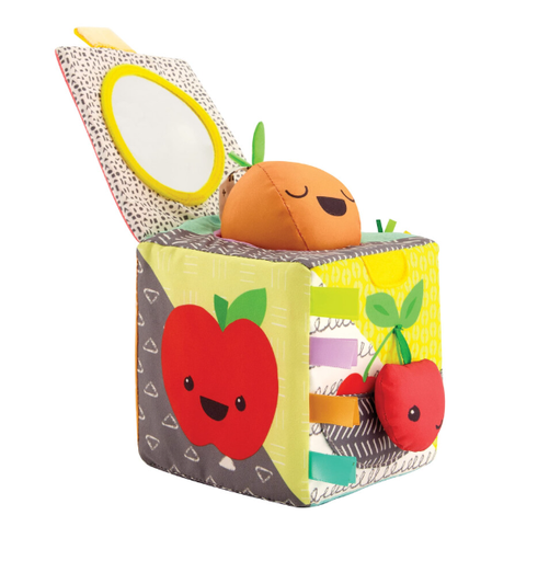 [538490] Infantino | Educatief Speelgoed Kubus Peek & Seek Sensory Discovery Cube