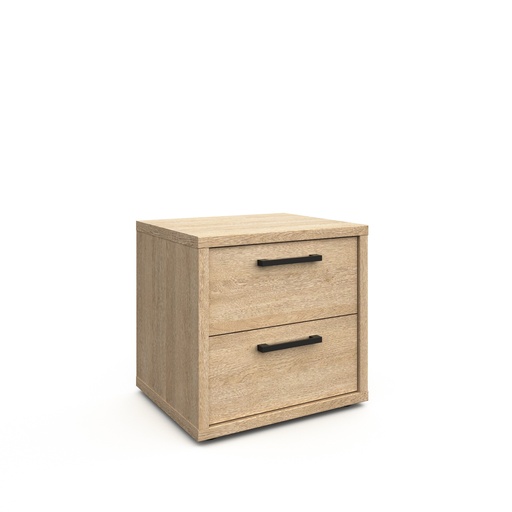 [538542] Neyt | Nachtkast Tessa 2 Laden Zandeik 52x51x44cm 