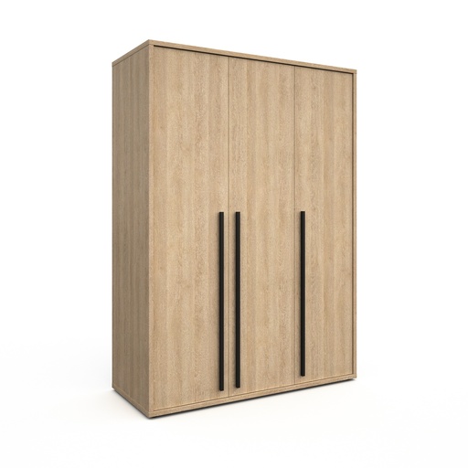 [538547] Neyt | Kast Tessa Kleerkast met 3 Deuren Zandeik 151x210x63cm  