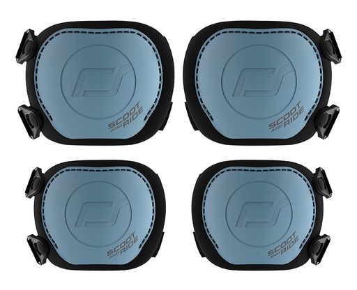 [538612] Scoot and Ride | Beschermset Protective Set S Steel Grijs/Blauw