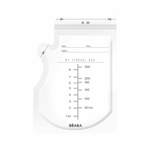 [538678] Beaba | Bewaarzakjes vr Moedermelk 250ml 50-pack