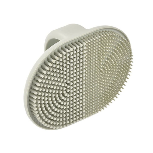 [538701] Beaba | Borstel silicone - Grijs groen