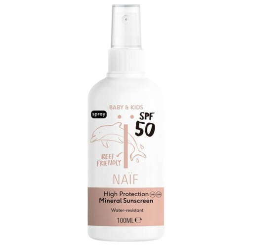 [464384] Naif | Zonnecreme Spray SPF 50 0% Perfume Water-Resistant 100ml 
