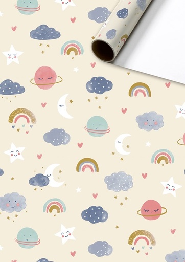 [538818] Stewo | Geschenkpapier Rol Hiroko Beige 70x200cm