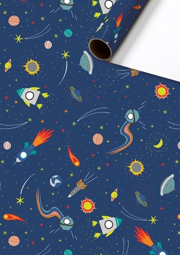 [538830] Stewo | Geschenkpapier Rol Cornelius Blauw 70x200cm