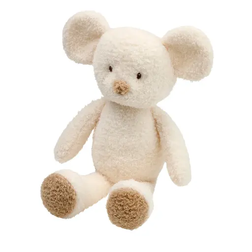 [538915] Nattou | Knuffel Muis Teddy Ecru 34cm