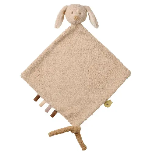 [538930] Nattou | Knuffeldoek Konijn Teddy Beige 35cm