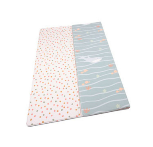 [539000] Little Gem | Speeltapijt On The Move Vinyl  All about dots/Underwater World Dubbelzijdige 140x140cm