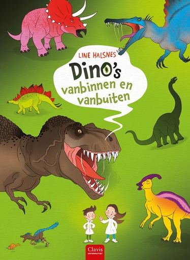 [475012] Clavis | Boek Dino's Van Binnen En Vanbuiten - Line Halsnes