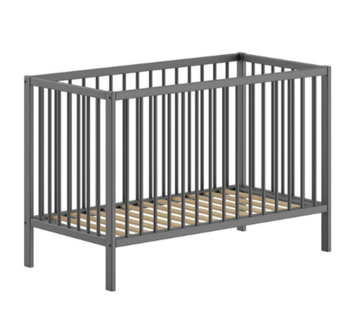[540988] Jaxx Furniture | Bed Dino Antraciet incl. Bodem 60x120cm