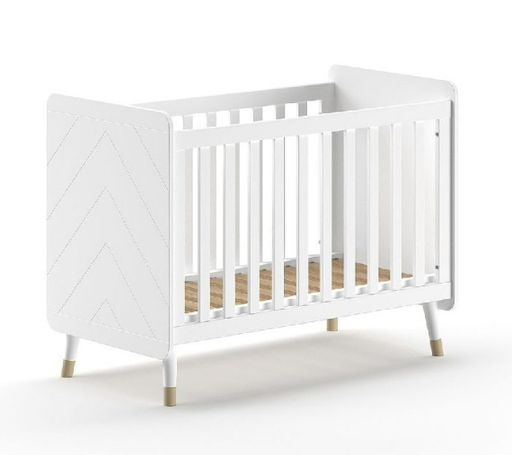 [542474] Vipack | Babybed Billy 60x120cm Satin white