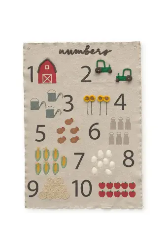 [543483] Lorena Canals | Wandtapijt Farm Numbers 70x100cm