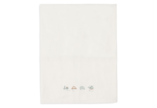 [543495] Jollein | Laken Wieg On The Go Voertuigen 75x100cm 