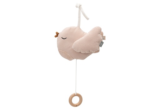 [543721] Jollein | Muziekhanger Lovely Birds Vogel Roze 