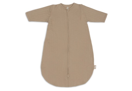 [543829] Jollein | Slaapzak Ajour Biscuit Zomer met Afritsbare Mouw Rond 1.0TOG Bruin 70cm 