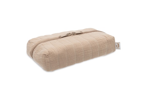 [543838] Jollein | Box vr Vochtige Doekjes Etui Textiel Biscuit Bruin