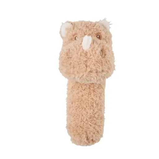 [543884] Nattou | Rammelaar Neushoorn Textiel Bruin