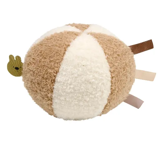 [543927] Nattou | Bal Pluche Teddy Ecru/Bruin