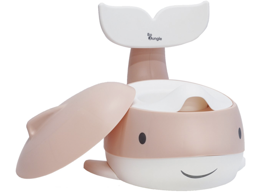 [545141] Bo jungle | Wc-potje B-Dolphin Potty met Rug Poeder Roze
