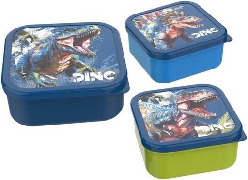 [545144] Lunch Buddies | Brooddoos T-Rex 3-pack