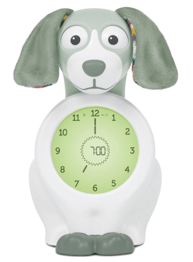[546312] Zazu | Wekker Slaaptrainer Davy Green Analoog Digitaal met Wekker met Nachtlamp 