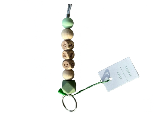 [546781] Klein Atelier | Sleutelhanger OMA Olive/Mint