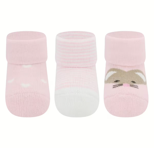[546798] Ewers | Sokken Muis Rose/Latte One Size 3-pack