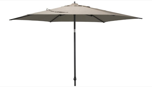[546886] 4SO | Parasol Azzurro Taupe Ø300cm 195g/m² Doek:100% Solefin UFP 50+ Verstelb in Hoogte Tilt: 2 Richtingen