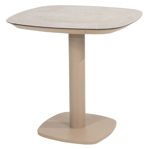 [546996] 4SO | Tuintafel Manolo Dining Table Ceramic Print Latte 75x75x75cm