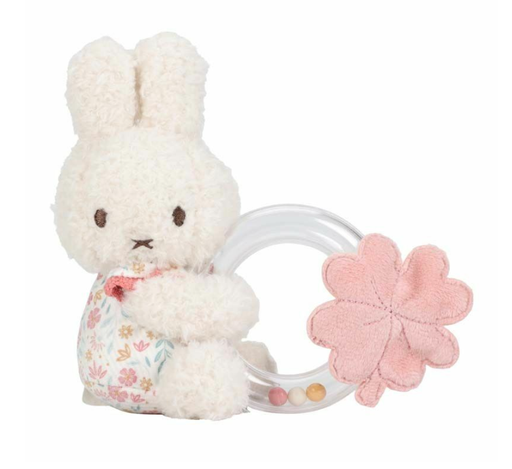 [547085] Little Dutch | Rammelaar Nijntje Lucky Blossom Ringrammelaar Roze
