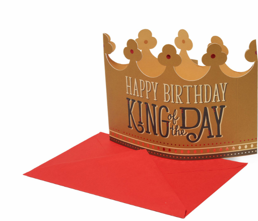 [547225] Legami | Wenskaart Large King Crown